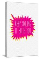 Keep Smiling-Moha London-Stretched Canvas