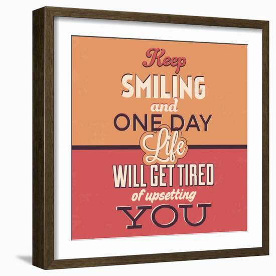 Keep Smiling-Lorand Okos-Framed Art Print