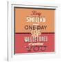 Keep Smiling-Lorand Okos-Framed Art Print