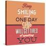 Keep Smiling-Lorand Okos-Stretched Canvas