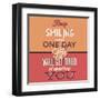 Keep Smiling-Lorand Okos-Framed Art Print