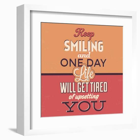 Keep Smiling-Lorand Okos-Framed Art Print