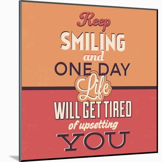 Keep Smiling-Lorand Okos-Mounted Art Print