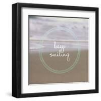 Keep Smiling-Lisa Hill Saghini-Framed Art Print