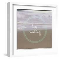 Keep Smiling-Lisa Hill Saghini-Framed Art Print