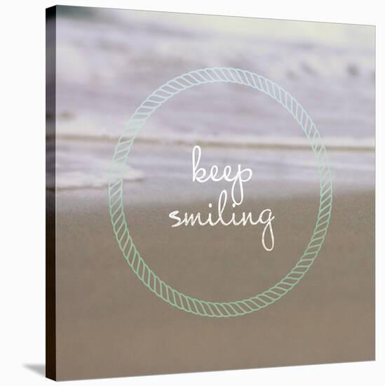 Keep Smiling-Lisa Hill Saghini-Stretched Canvas