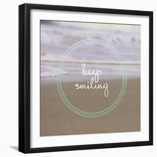Keep Smiling-Lisa Hill Saghini-Framed Premium Giclee Print
