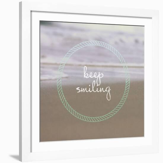 Keep Smiling-Lisa Hill Saghini-Framed Art Print