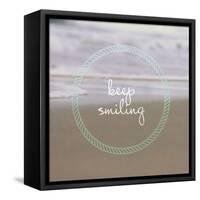 Keep Smiling-Lisa Hill Saghini-Framed Stretched Canvas