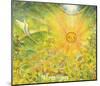 Keep the Sun in Your Mind in Gold Color-Miyuki Hasekura-Mounted Giclee Print