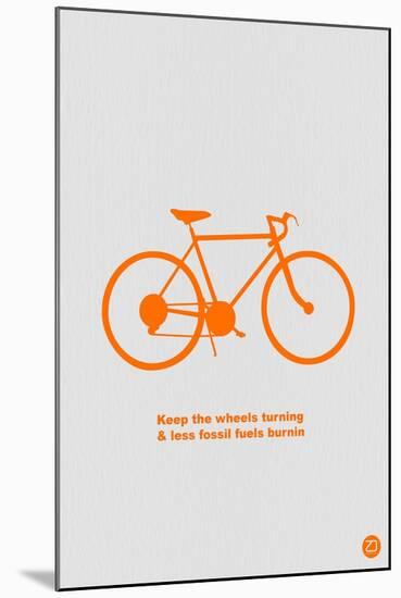 Keep The Wheels Turning-NaxArt-Mounted Art Print