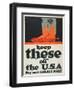 "Keep These Off the U.S.A.: Buy More Liberty Bonds", 1918-John Norton-Framed Giclee Print