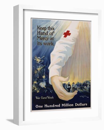 Keep This Hand of Mercy at its Work Poster-R.G. Morgan-Framed Premium Giclee Print