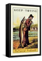 Keep Trying-Wilbur Pierce-Framed Stretched Canvas