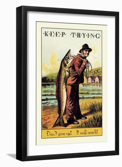 Keep Trying-Wilbur Pierce-Framed Art Print