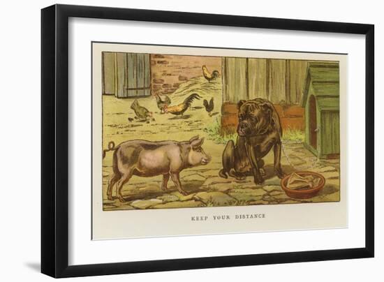 Keep Your Distance-S.t. Dadd-Framed Premium Giclee Print