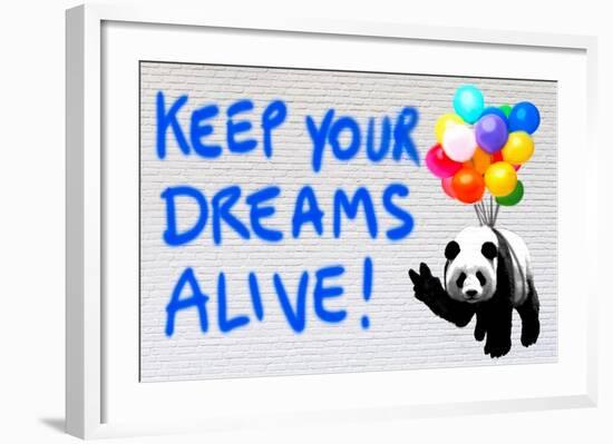 Keep your dreams alive!-Masterfunk collective-Framed Giclee Print