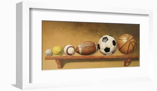 Keep Your Eye on the Ball-Lisa Danielle-Framed Giclee Print