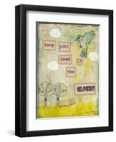 Keep Your Head in the Clouds-Tammy Kushnir-Framed Premium Giclee Print