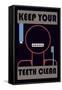 Keep Your Teeth Clean-null-Framed Stretched Canvas