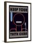 Keep Your Teeth Clean-null-Framed Art Print