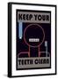 Keep Your Teeth Clean-null-Framed Art Print