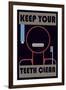 Keep Your Teeth Clean-null-Framed Art Print