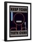 Keep Your Teeth Clean-null-Framed Art Print