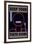 Keep Your Teeth Clean-null-Framed Art Print