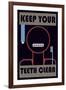 Keep Your Teeth Clean-null-Framed Art Print