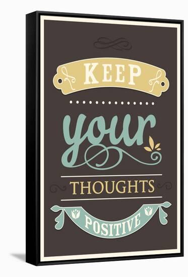 Keep Your Thoughts-null-Framed Stretched Canvas