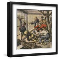 Keeper and Boa-null-Framed Art Print