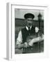 Keeper G. Blore Holding a Wallaby at London Zoo, October 1920-Frederick William Bond-Framed Photographic Print