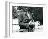 Keeper Leslie Martin Flewin Cradles an Otter Pup in His Arms at London Zoo, June 1922-Frederick William Bond-Framed Photographic Print