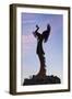 Keeper of the Plains Statue, Wichita, Kansas, USA-Walter Bibikow-Framed Photographic Print