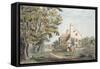 Keepers House in Richmond Park, 1757-Joshua Gosselin-Framed Stretched Canvas