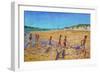 Keeping Fit, Wells Next the Sea-Andrew Macara-Framed Giclee Print