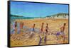 Keeping Fit, Wells Next the Sea-Andrew Macara-Framed Stretched Canvas