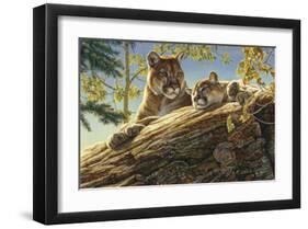 Keeping Guard-Kalon Baughan-Framed Art Print