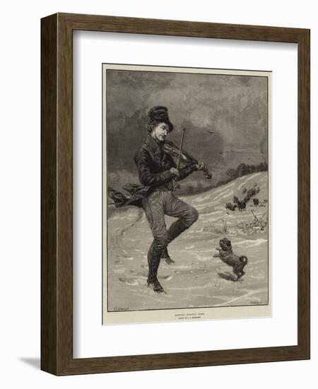 Keeping Himself Warm-Charles Joseph Staniland-Framed Giclee Print