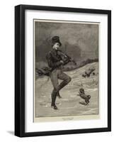 Keeping Himself Warm-Charles Joseph Staniland-Framed Giclee Print