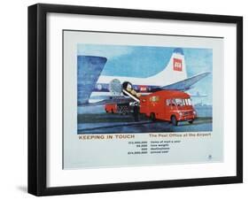 Keeping in Touch - the Post Office at the Airport-S Lee-Framed Art Print