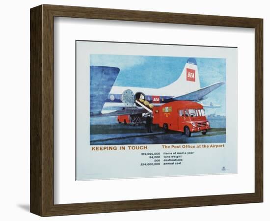 Keeping in Touch - the Post Office at the Airport-S Lee-Framed Art Print