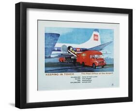 Keeping in Touch - the Post Office at the Airport-S Lee-Framed Art Print