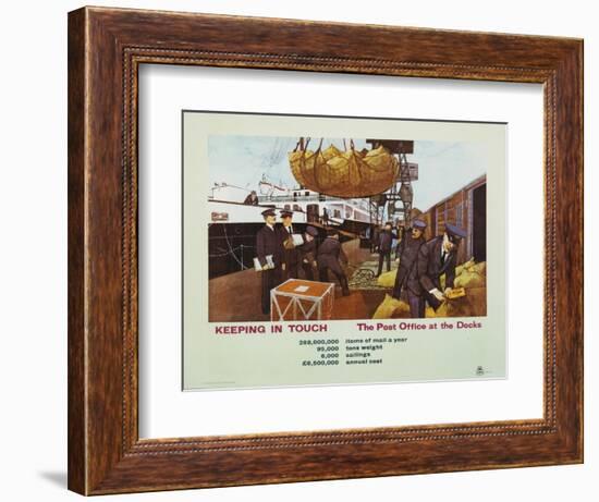 Keeping in Touch - the Post Office at the Docks-S Lee-Framed Art Print