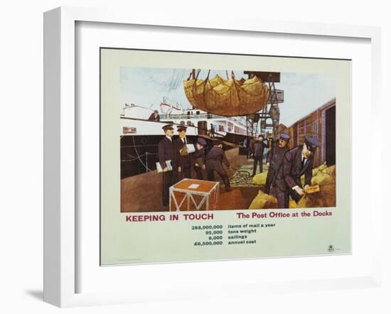 Keeping in Touch - the Post Office at the Docks-S Lee-Framed Art Print