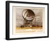 Keeping in Touch - the Post Office in Space-Ken Howard-Framed Art Print