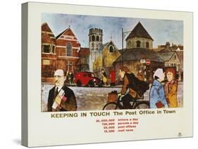 Keeping in Touch - the Post Office in Town-S Lee-Stretched Canvas