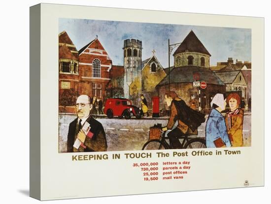 Keeping in Touch - the Post Office in Town-S Lee-Stretched Canvas