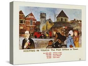 Keeping in Touch - the Post Office in Town-S Lee-Stretched Canvas